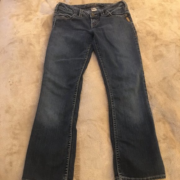Silver Santorini Jeans dark blue Size 27 - Picture 1 of 11